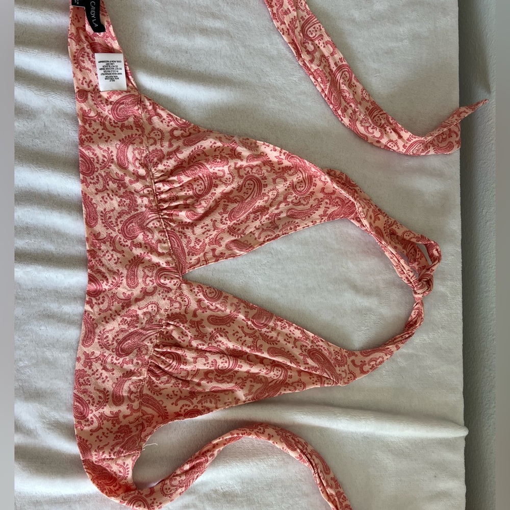 Cotton Candy LA halter top